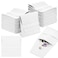 Bonuci 40 Pcs Small Microfiber Jewelry Pouch Gift Bulk with Band 8 x 8 cm Mothers Day Jewelry Gift Packaging Bag Luxury Small Bags Tiny Microfiber Pouch for Bracelet NecklaceWhite