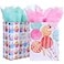 SUNCOLOR 16 Inch Extra Large Gift Bags for Birthday Party with Tissue Paper 2 Pack Cupcake Design 157x126x57 Inches