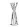 MT Products Silver Metallic Mylar Wine Gift Bags 65 x 18 Great for wine Pull Pack of 25