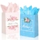 BLEWINDZ 16 Pcs Mothers Day Bags with 16 Pcs Tissue Papers 106Medium Floral Happy Mothers Day Gift Bags Bulk with Handles for Gift Wrapping