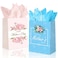 BLEWINDZ 16 Pcs Mothers Day Bags with 16 Pcs Tissue Papers 106Medium Floral Happy Mothers Day Gift Bags Bulk with Handles for Gift Wrapping