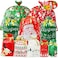 ZMCINER 40 PCS Christmas Drawstring Gift Bags Assorted Sizes Drawstring Christmas Bags for Gifts Xmas Holiday Presents Party Favor