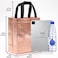 KeerxunBag 12pcs Reusable Gift BagsIncludes Tissue Paper Gift bag with handle Birthdays Parties Holidays Weddings Medium 10x4x8in rose gold Gift Bags