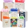 UOKHO Birthday Gift Bag with Handle and Tissue Paper 8 Pcs Reusable Gift Bags Assorted Sizes and Designs Large Medium Small Size Birthday Gift Bag for Kids Women Men 1513 9