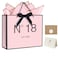 QLSKO 13 Birthday Gift Bag with Card Envelope Sticker Bow Ribbon and Tissue papers for Women Girls Design with Handles13th100th EST2008 18th 13 W x 105 H x 43 D