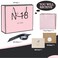 QLSKO 13 Birthday Gift Bag with Card Envelope Sticker Bow Ribbon and Tissue papers for Women Girls Design with Handles13th100th EST2008 18th 13 W x 105 H x 43 D