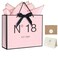 QLSKO 13 Birthday Gift Bag with Card Envelope Sticker Bow Ribbon and Tissue papers for Women Girls Design with Handles13th100th EST2008 18th 13 W x 105 H x 43 D
