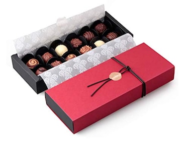 BBC Bakery BBJ WRAPS Bakery 12 Cavity Chocolate Gift Packaging Box Wedding Party Paper Favor BoxesSet of 10 12 cavity red