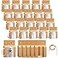 Kosiz 36 Pcs Kraft Mug Boxes Sublimation Coffee Mugs Gift Bags with Window Packaging Storage Box for Shipping Selling Wedding Gift Packaging Wrapping for 11oz Mug