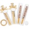 COTOPHER 60 Pcs Pretzel Rod Boxes 1x1x8 Inches Chocolate Covered Pretzels Rod Box Transparent PET Plastic Gumball Tube Clear Favor Boxes