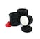 UNIKPACKAGING Premium Quality Round Velvet Flower Box Gift Boxes for Luxury Flower and Gift Arrangements Set of 3 pcs Black