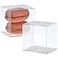 Juvale Wedding Favor Boxes 100Pack 2 x 2 x 2 Clear Plastic Transparent Gift Boxes for Macarons Cookies Treats
