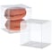 Juvale Wedding Favor Boxes 100Pack 2 x 2 x 2 Clear Plastic Transparent Gift Boxes for Macarons Cookies Treats