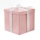 RUSPEPA Medium Birthday Gift Box with Lids Ribbon and Tissue Paper Collapsible Gift Box 1 Pcs 10x10x10 Inches Pink
