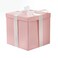 RUSPEPA Medium Birthday Gift Box with Lids Ribbon and Tissue Paper Collapsible Gift Box 1 Pcs 10x10x10 Inches Pink