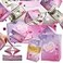 rain bunny Surprise Gift Box Explosion for Money Unique Folding Bouncing Red Envelope Gift Box with Confetti Cash Explosion Luxury for Birthday Anniversary Valentine Proposal 15 Bounces Purple Heart