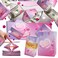 rain bunny Surprise Gift Box Explosion for Money Unique Folding Bouncing Red Envelope Gift Box with Confetti Cash Explosion Luxury for Birthday Anniversary Valentine Proposal 15 Bounces Purple Heart