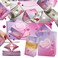 rain bunny Surprise Gift Box Explosion for Money Unique Folding Bouncing Red Envelope Gift Box with Confetti Cash Explosion Luxury for Birthday Anniversary Valentine Proposal 15 Bounces Purple Heart