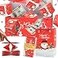 rain bunny Surprise Gift Box Explosion for Money Unique Folding Bouncing Red Envelope Gift Box with Confetti Cash Explosion Luxury for Birthday Anniversary Valentine Proposal 15 Bounces Red Christmas