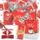 rain bunny Surprise Gift Box Explosion for Money Unique Folding Bouncing Red Envelope Gift Box with Confetti Cash Explosion Luxury for Birthday Anniversary Valentine Proposal 15 Bounces Red Christmas