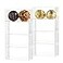 SLShePack 100 Pack 31 x 15 x 15 inches Clear Samll Chocolate Boxes for 2 Truffles Wedding Favor Party Candy Gift Boxes