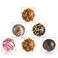 SLShePack 70 PCS 157 x 157 x 157 Inch Clear Single Chocolate Truffle Boxes Small Candy Boxes for Party Wedding