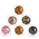 SLShePack 70 PCS 157 x 157 x 157 Inch Clear Single Chocolate Truffle Boxes Small Candy Boxes for Party Wedding