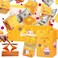 rain bunny Surprise Gift Box Explosion for Money Unique Folding Bouncing Red Envelope Gift Box with Confetti Cash Explosion Luxury for Birthday Anniversary Valentine Proposal 15 Bounces Yellow