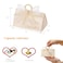 Yopay 30 Pack Wedding Favor Boxes Small Gift Boxes for Guest with Handle White Elegant Chocolate Treat Candy Boxes with Gold Trimmed Ribbons Souvenirs Paper Gift Box for Bridal Shower Party