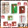 Cholemy 24 Pieces Christmas Gift Boxes with Lids and Red Bows Christmas Gift Wrap Boxes Holiday Present Box 4 Sizes Gift Boxes Shirt Box for Wrapping Xmas Holiday Present