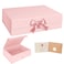 WARMGBOXCO 1 Pcs Pink Gift Box 13x9x4InchGift Boxes with Lids for presentsCollapsible Boxes for GiftsWith Greeting CardSuitable for Bridesmaid Proposal BoxBirthday Gift BoxEtc