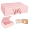 WARMGBOXCO 1 Pcs Pink Gift Box 13x9x4InchGift Boxes with Lids for presentsCollapsible Boxes for GiftsWith Greeting CardSuitable for Bridesmaid Proposal BoxBirthday Gift BoxEtc
