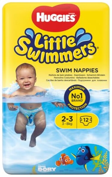 Huggies Little Swimmers Disposable Swim Diapers XSmall 7lb18lb 12Count