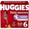 Huggies Size 6 Diapers Little Movers Baby Diapers Size 6 35 lbs 108 Count 2 Packs of 54 Packaging May Vary