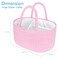 ABenkle Diaper Caddy Organizer Boho Rustic Cotton Rope Nursery Baby Basket Changing Table Organizer for Baby Diaper Storage and Baby Shower
