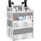 Ofiray-home Ofirayhome Hanging Diaper Organizer for Changing TableCribsCarPlayard or Wall Nursery OrganizationDurable 2Tier Diaper Organizer with Mesh Pockets and Viewable Design Wont Deform Light Gra