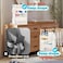 Ofiray-home Ofirayhome Hanging Diaper Organizer for Changing TableCribsCarPlayard or Wall Nursery Organization Spacious Durable 2Tier Diaper Organizer Hold 90 Diapers Wont Deform Beige
