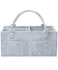 Mr. Pen Mr Pen Baby Diaper Caddy Organizer Gray Large Nursery Storage Bin and Car Organizer for Diapers and Baby Wipes