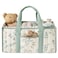 Blissful Diary Leaf Diaper Caddy Organizer Stylish Nursery Storage Basket Gift for Baby Shower Newborn Essentials Sage Leaf