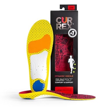 CURREX RunPro Insoles for Running Shoes Arch Support Inserts to Help Reduce Fatigue Prevent Injuries Boost Performance for Men Women Low Arch Size 2X