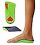 KidSole 34 Length Neon Shield Arch Support Insole for kids with foot pronation flat feet or any other undiagnosed arch support issues Kids Size US 035