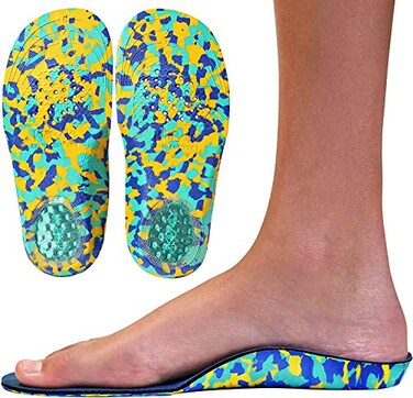 KidSole Camo Comfort Kids Size 65 85 Unisex Arch Support Insole for Children with Flat Feet