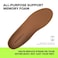 Superfeet AllPurpose Memory Foam Support Insoles Copper for Active Lifestyle with Memory Foam Cushioning 557 Men 658 Women