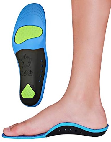KidSole Childrens Memory Foam Starry Shield Arch Support Insole for Comfort Cushion Arch Support by 24 CM Kids Size 26