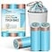 JOYEUX 26 Gallon Small Trash Bags NoTearing Drawstring Mini Garbage Bags for Bathroom Kitchen Beachside Breeze Scent 66 Count
