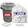 Reli. Reli 33 Gallon Trash Bags Heavy Duty 50 Trash Bags with Ties Super Sizeable Clear Serious Garbage Cleanup