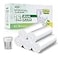 Inwaysin 12 Gallon Small Trash Bags Biodegradable 180 Counts Mini Trash Bags Unscented Small Garbage Bags Waste Basket Liners for Kitchen Bathroom Bedroom Office Camping