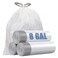 UhomeyUhao 8 Gallon Trash Bags Medium Size 42 Count Unscented Tear Resistant Ideal for Bathroom Kitchen Office