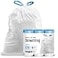 Charmount 4 Gallon Trash Bag Drawstring Small Trash Bags for Bathroom Kitchen Office and Bedroom Unscented 120 Count Upgraded Individual Design