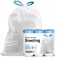 Charmount 4 Gallon Trash Bag Drawstring Small Trash Bags for Bathroom Kitchen Office and Bedroom Unscented 120 Count Upgraded Individual Design